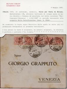 1928 - 10 cent. Leoni, falso per ... 