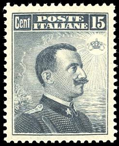 1911 - 15 cent. Michetti, III tipo (96), ... 