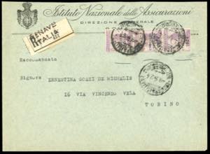 1924 - 50 cent. soprastampato Crociera ... 