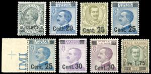 1924/25 - Soprastampati, serie completa ... 