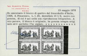 1926 - 1,25 lire San Francesco, ... 