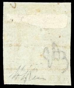 1851 - 1 soldo ocra su grigio (2), ... 