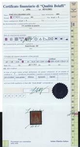 1851 - 2 soldi scarlatto su ... 