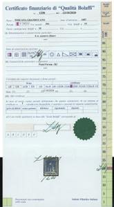 1857 - 6 crazie azzurro chiaro, ... 