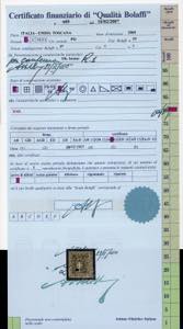 1860 - 10 cent. bruno (19), nuovo, ... 