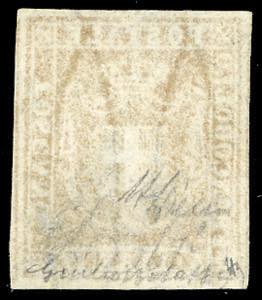 1860 - 3 lire ocra giallo (23), ... 