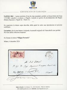 1861 - 1 grano carminio, II tavola ... 