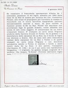 1864 - 1 cent. verde grigio chiaro ... 