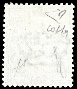 1863 - 5 cent. De La Rue, tiratura ... 