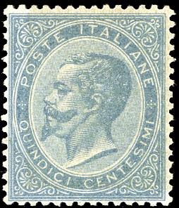 1863 - 15 cent. De La Rue (L18), buona ... 