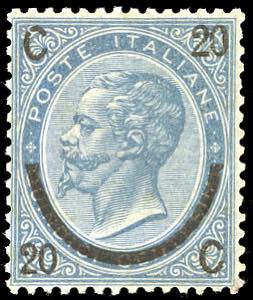 1865 - 20 cent. su 15 cent. Ferro di ... 