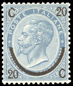 1865 - 20 cent. su 15 cent. Ferro di ... 