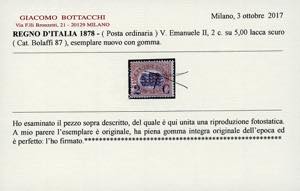 1878 - Servizio soprastampati, ... 