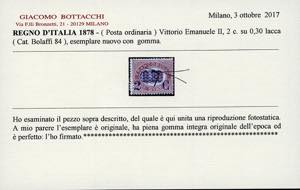 1878 - Servizio soprastampati, ... 