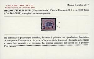 1878 - Servizio soprastampati, ... 