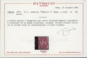 1879 - Umberto I, prima emissione, ... 