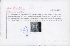 1879 - Umberto I, prima emissione, ... 
