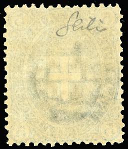 1889 - 5 cent. Stemma, fondo pieno ... 