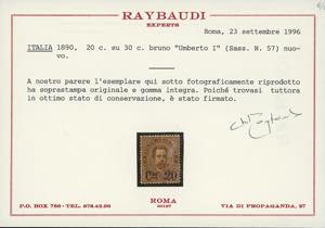 1890/91 - Soprastampati, serie ... 