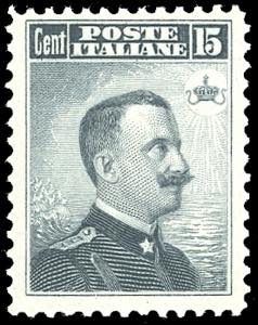 1906 - 15 cent. Michetti, I tipo (80), buona ... 