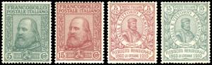 1910 - Garibaldi, serie completa (87/90), ... 