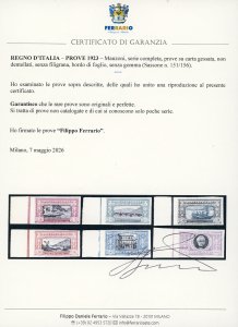 1923 - Manzoni, serie completa, ... 