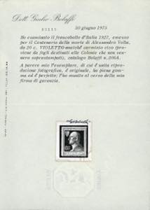 1927 - 20 cent. Volta Violetto, ... 