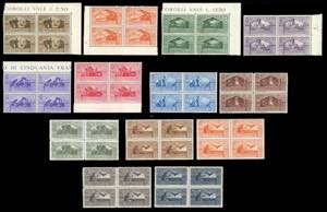 1930 - Virgilio, serie completa (282/290+A), ... 