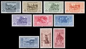 1932 - Garibaldi, posta ordinaria (315/324), ... 