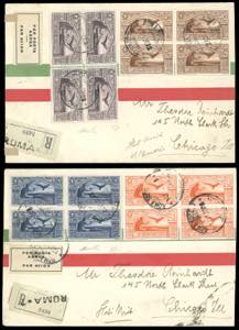 1930 - Virgilio, serie completa di posta ... 