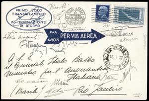 1930 - 7,70 lire Crociera Balbo e 1,25 lire ... 