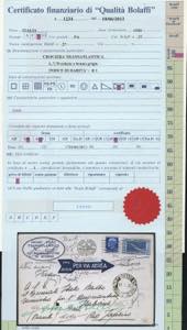 1930 - 7,70 lire Crociera Balbo e ... 