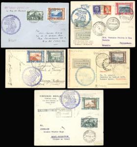 1933 - Crociera Zeppelin, serie completa ... 