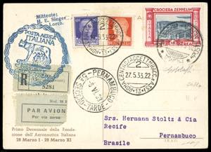 1933 - Crociera Zeppelin, serie ... 