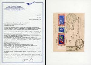 1933 - 5,25 + 19,25 lire Trittico, ... 