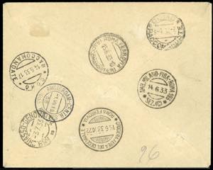 1933 - 44,75 + 5,25 lire Trittico ... 