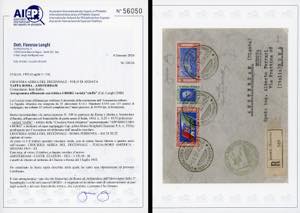 1933 - 5,25 + 19,25 lire Trittico ... 