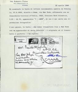 1933 - 5,25 + 44,75 lire Trittico ... 