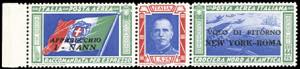 1933 - 5,25 + 44,75 lire Trittico I-NANN, ... 