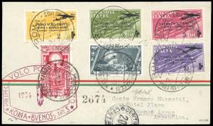 1934 - Volo Roma-Buenos Aires, serie ... 