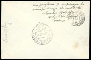 1934 - Aerogramma volo ... 