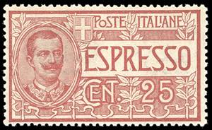 1903 - 25 cent. rosso (1), ottima ... 