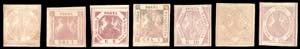 1858/59 - Lemissione completa di 7 valori ... 