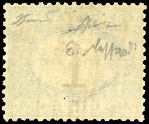 1870 - 1 lira azzurro chiaro e ... 