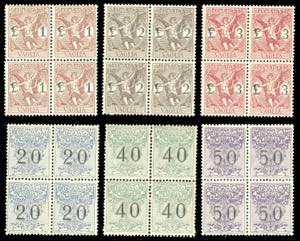 1924 - Serie completa (1/6), blocchi di ... 