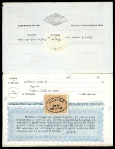 1881 - Libretto di ricognizione ... 