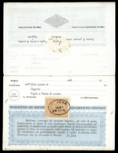 1881 - Libretto di ricognizione ... 