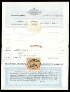 1881 - Libretto di ricognizione ... 