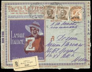 1924 - 20 cent. soprastampa BLP del II tipo ... 