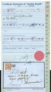 1860 - 10 grana carminio lillaceo, ... 